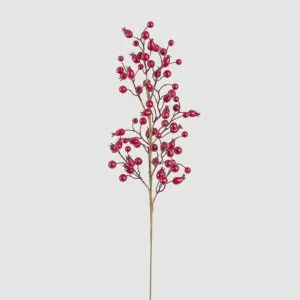 Berry Mixed Stem Red by Vixen & Velvet, a Cushions, Decorative Pillows for sale on Style Sourcebook