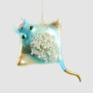 Glass Manta Ray Tree Decoration by Vixen & Velvet, a Plants for sale on Style Sourcebook