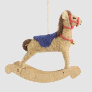 Rocking Horse Felt Decoration by Vixen & Velvet, a Decorative Accessories for sale on Style Sourcebook