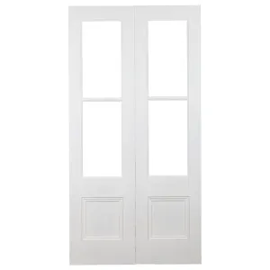 Pair of 52cm Internal Glazed French Doors, White Primed & Clear Glass by Schots, a Internal Doors for sale on Style Sourcebook