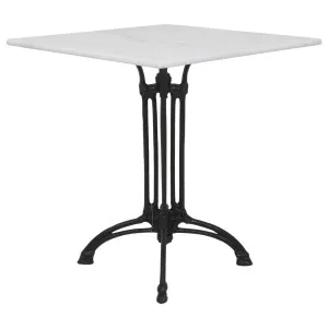 Berlin Marble Square Table White  (With Cast Iron Base) by Schots, a Tables for sale on Style Sourcebook