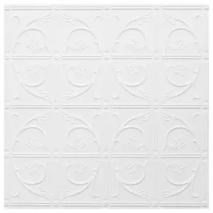 Vine Pressed Metal Panel, Primed Matte White by Schots, a Interior Panels And Linings for sale on Style Sourcebook