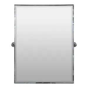 ZyraLarge Rectangle Pivot Mirror, Chrome by Schots, a Mirrors for sale on Style Sourcebook