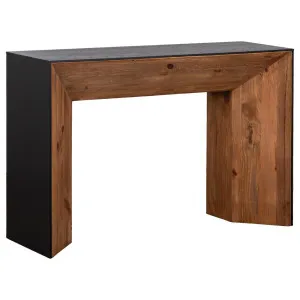 Crestbank 122cm Reclaimed Pine Console Table, Black by Schots, a Tables for sale on Style Sourcebook