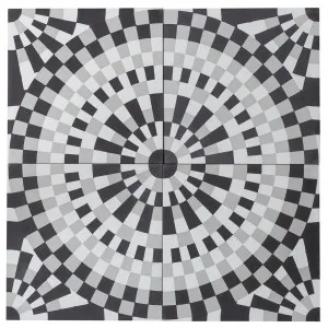 Bala 20x20x1.6cm Encaustic Feature Tile, Beige & Black by Schots, a Encaustic Tiles for sale on Style Sourcebook