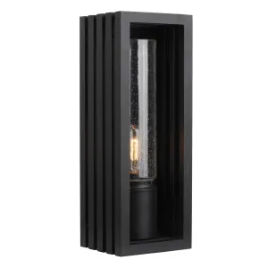 Portico Medium Outdoor Wall Sconce, Matte Black by Lighting Inspirations, a Wall Lighting for sale on Style Sourcebook