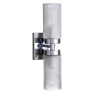 Chester 2 Light Wall Bracket, Chrome by Lighting Inspirations, a Wall Lighting for sale on Style Sourcebook