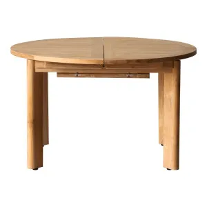 Corsica 125cm Teak Round Dining Table, Natural by Schots, a Tables for sale on Style Sourcebook