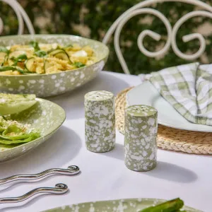 Speckle Green/White Salt & Pepper Shaker Set by Madras Link, a Salt & Pepper Mills for sale on Style Sourcebook