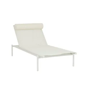 Pier Tulum Sunbed - White by GlobeWest, a Outdoor Furniture for sale on Style Sourcebook