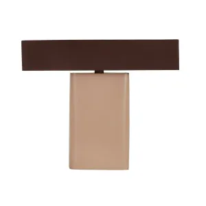 Easton Echo Table Lamp - Mocha - Carob by GlobeWest, a Table & Bedside Lamps for sale on Style Sourcebook