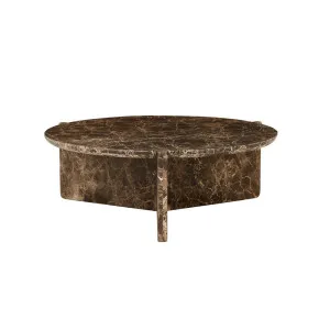 Venus Revolve Coffee Table - Emperador Marble by GlobeWest, a Coffee Table for sale on Style Sourcebook
