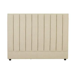 Madrid Channel Low Bedhead - Malt Boucle by GlobeWest, a Bed Heads for sale on Style Sourcebook