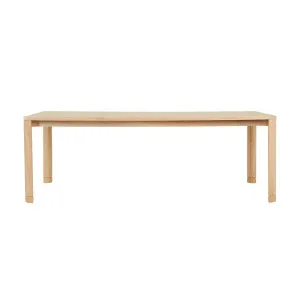 Marlow Dining Table - Satin Oak by GlobeWest, a Dining Tables for sale on Style Sourcebook