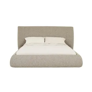 Madrid Curve Bed - Mercury Boucle by GlobeWest, a Bed Heads for sale on Style Sourcebook