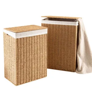 Habitat Harbour Laundry Hamper Natural by Habitat, a Laundry Bags & Baskets for sale on Style Sourcebook
