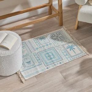 Habitat Hunter Solis Indoor Mat Blue by Habitat, a Contemporary Rugs for sale on Style Sourcebook