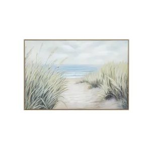 Muse Seaside Reflections Framed Canvas Wall Art Green by Muse, a Wall Hangings & Decor for sale on Style Sourcebook