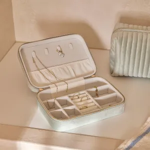 Muse Lila Velvet Jewellery Box Green by Muse, a Bathroom Accessories for sale on Style Sourcebook