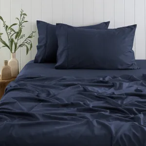 Habitat 400 Thread Count Bamboo Cotton Sheet Set Navy by Habitat, a Sheets for sale on Style Sourcebook