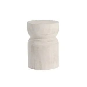 Muse Bosa Stool White Washed by Muse, a Stools for sale on Style Sourcebook