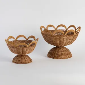 Habitat Adonis Rattan Bowl Natural by Habitat, a Bowls for sale on Style Sourcebook