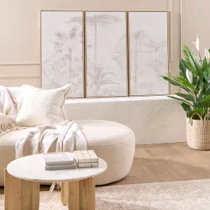 Muse Shadow Palm Framed Canvas Wall Art Natural by Muse, a Wall Hangings & Decor for sale on Style Sourcebook