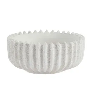 Muse Reef Decorative Bowl White by Muse, a Bowls for sale on Style Sourcebook
