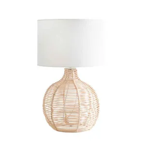 Habitat Douglas 50Cm Rattan Table Lamp Natural by Habitat, a Table & Bedside Lamps for sale on Style Sourcebook