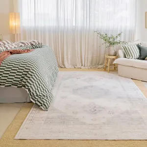 Habitat Amina Washable Floor Rug Natural by Habitat, a Contemporary Rugs for sale on Style Sourcebook
