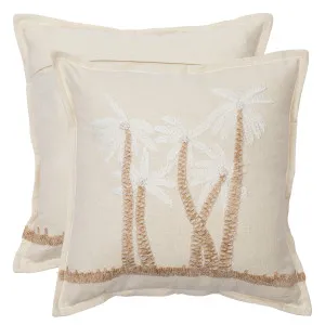 Muse Barbados Feather Cushion Natural by Muse, a Cushions, Decorative Pillows for sale on Style Sourcebook