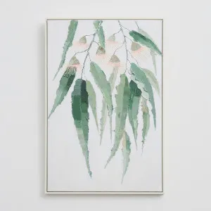 Muse Leaf Serenity Framed Canvas Wall Art Green 2 by Muse, a Wall Hangings & Decor for sale on Style Sourcebook