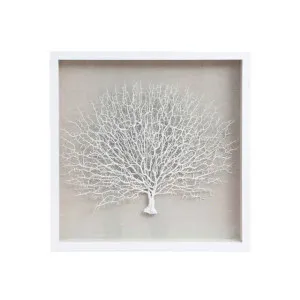 Muse Marina Framed 3D Wall Art White by Muse, a Wall Hangings & Decor for sale on Style Sourcebook