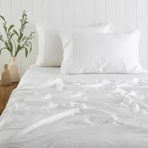 Habitat 400 Thread Count Bamboo Cotton Sheet Set White by Habitat, a Sheets for sale on Style Sourcebook