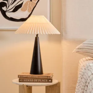 Muse Henrik 47Cm Table Lamp Black by Muse, a Table & Bedside Lamps for sale on Style Sourcebook