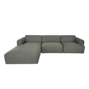 Juno Boulder 1 Seater Left Arm Sofa - Moss Tweed by GlobeWest, a Sofas for sale on Style Sourcebook