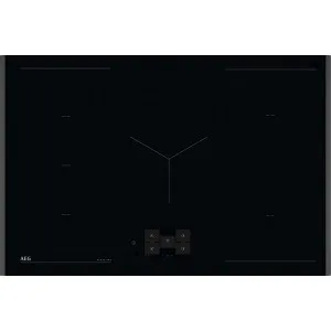 AEG 8000 Series 80cm 5 Zone Induction Cooktop with Wi-Fi Connection NIH85H50FB by AEG, a Cooktops for sale on Style Sourcebook