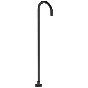 Fantini Nostromo Gooseneck Freestanding Bath Spout - Matte Black 50139350Z by Fantini, a Kitchen Taps & Mixers for sale on Style Sourcebook