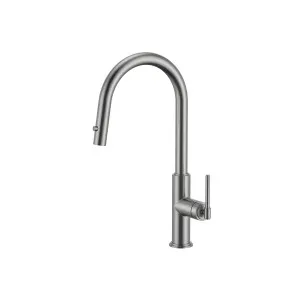 Manhattan Pull Out Sink Mixer Brushed Nickel by Haus25, a Kitchen Taps & Mixers for sale on Style Sourcebook