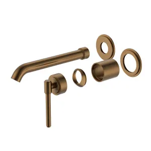 Manhattan Wall Basin Mixer Set Trim Kit Brushed Copper by Haus25, a Bathroom Taps & Mixers for sale on Style Sourcebook