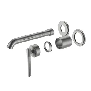 Manhattan Wall Basin Mixer Set Trim Kit Brushed Nickel by Haus25, a Bathroom Taps & Mixers for sale on Style Sourcebook