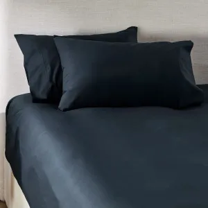 Pillow Talk 300Tc Cotton Fitted Sheet Set Black by Pillow Talk, a Sheets for sale on Style Sourcebook