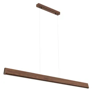Havit Opex 1800mm Slimline Timber Linear LED Pendant - Walnut by Havit, a Lighting for sale on Style Sourcebook