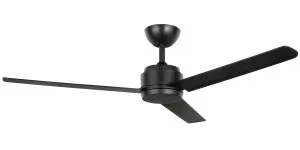 Brilliant Solana 48" AC Ceiling Fan with Wall Control - Black by Brilliant, a Ceiling Fans for sale on Style Sourcebook