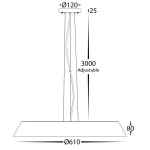 Havit Noyer Contemporary Natural Walnut Timber LED Pendant - Extra Large by Havit, a Lighting for sale on Style Sourcebook