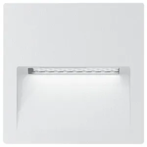 Domus Zac Pro 5 24V Square LED Outdoor Recessed Wall/Step Light - White by Domus, a Wall Lighting for sale on Style Sourcebook