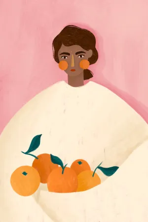 The Woman With The oranges by Gioia Wall Art, a Prints for sale on Style Sourcebook