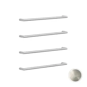 Rogerseller Roll Single Heated Towel Rail 750 x 4 Rails - Brushed Stainless Steel 3435000907 by Rogerseller, a Towel Rails for sale on Style Sourcebook