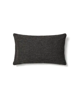 Elira black wool and acrylic cushion cover 40 x 60 cm by null, a Cushions, Decorative Pillows for sale on Style Sourcebook