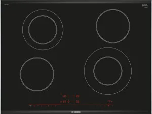 Bosch 70cm Series 8 Ceramic Cooktop 4 Burner PKG775DB1A by Bosch, a Cooktops for sale on Style Sourcebook